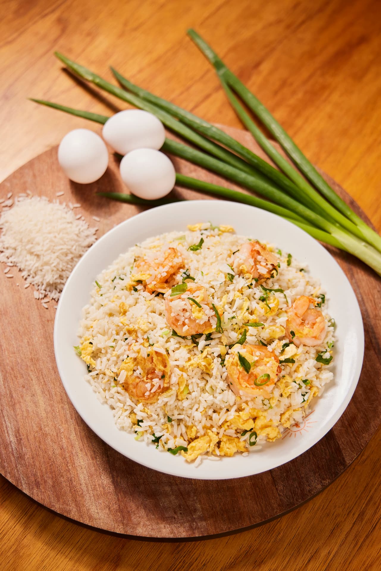 Arroz com camarão