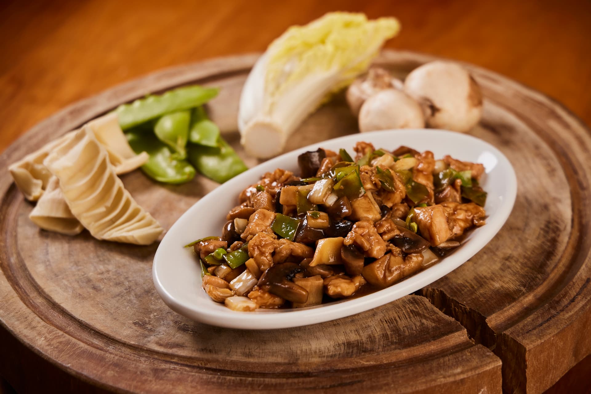Frango Xadrez com Champignon