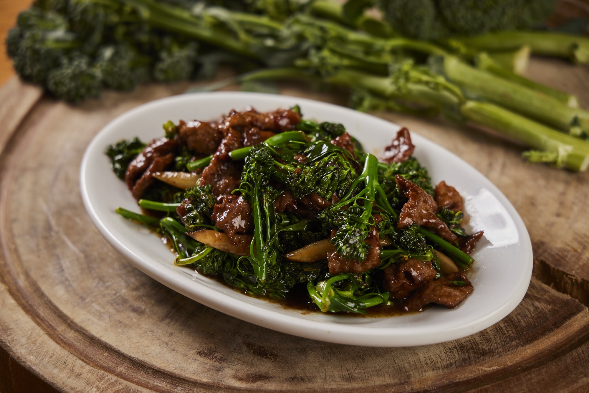 Carne com brócolis
