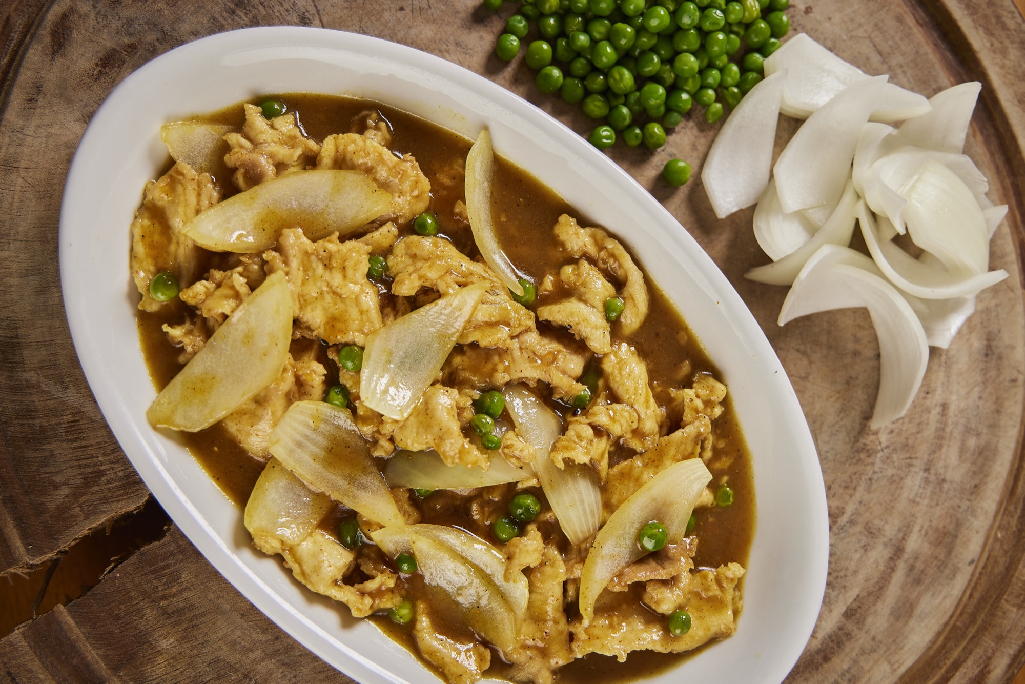 Frango com curry