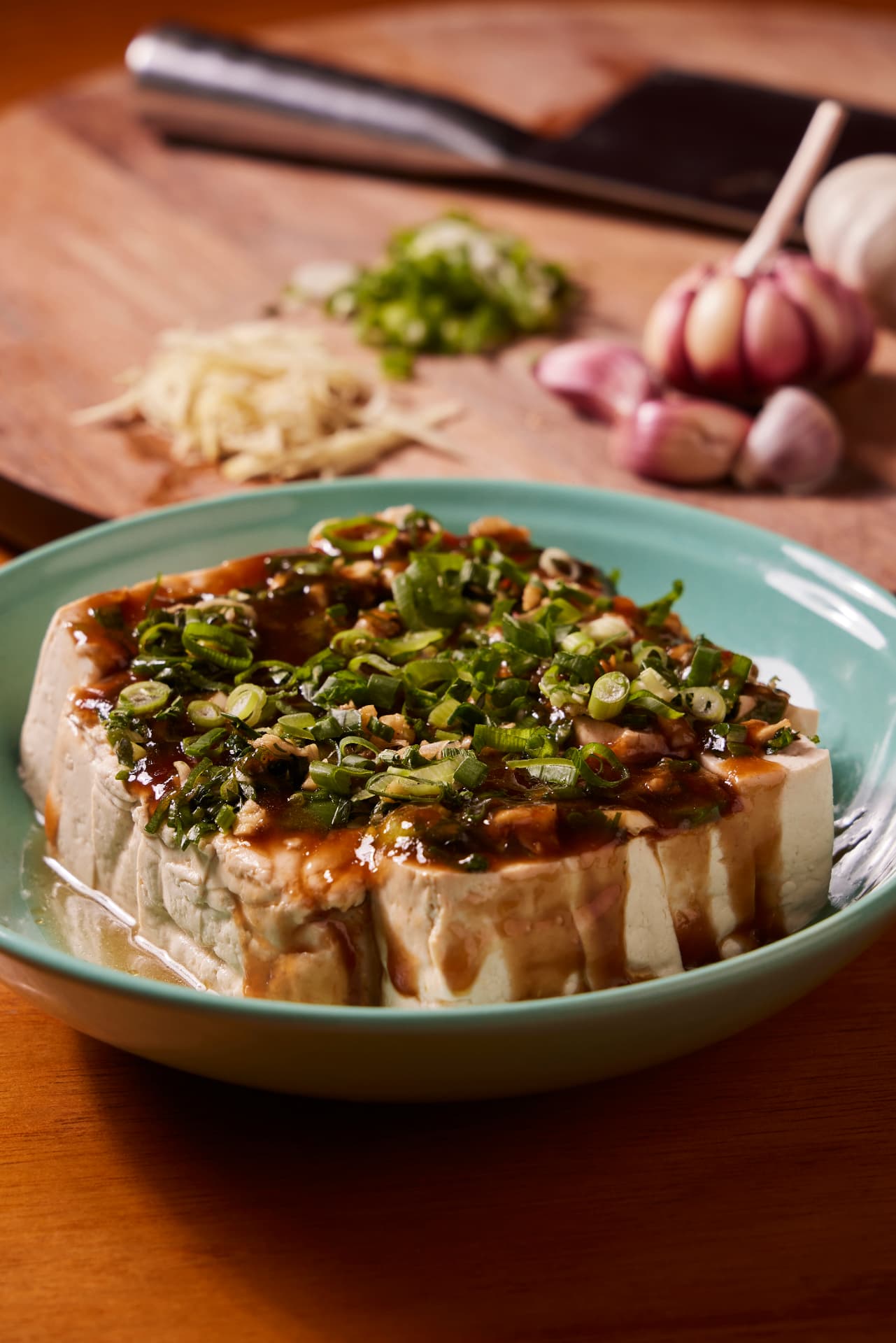 Tofu com gengibre