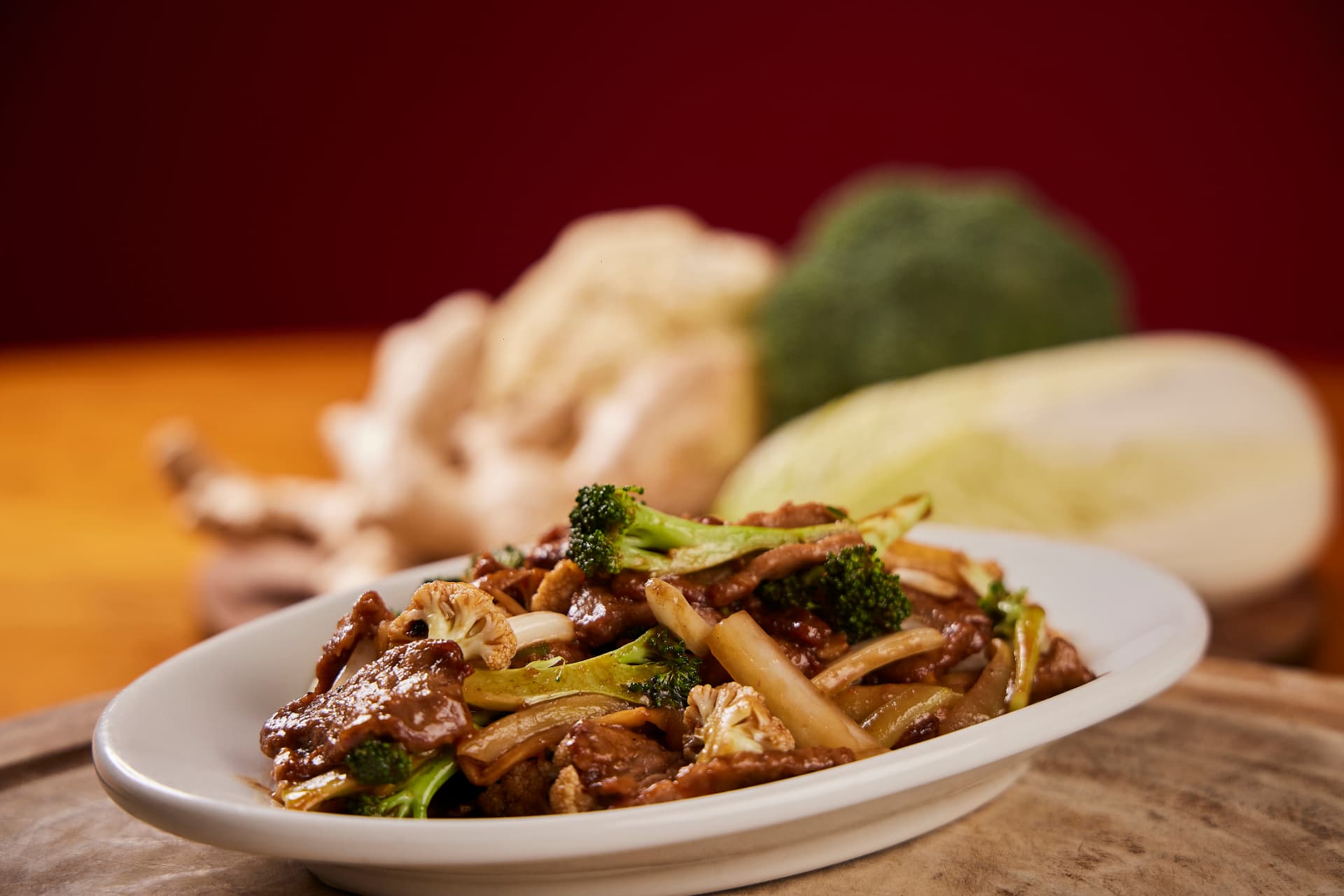Carne com legumes